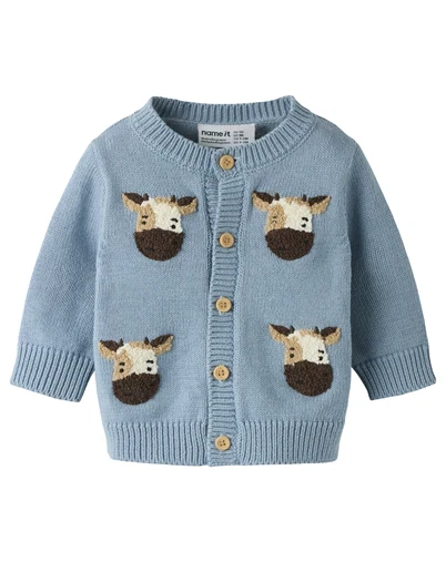 Name it - NBMLondon Strik Cardigan - Ashley Blue